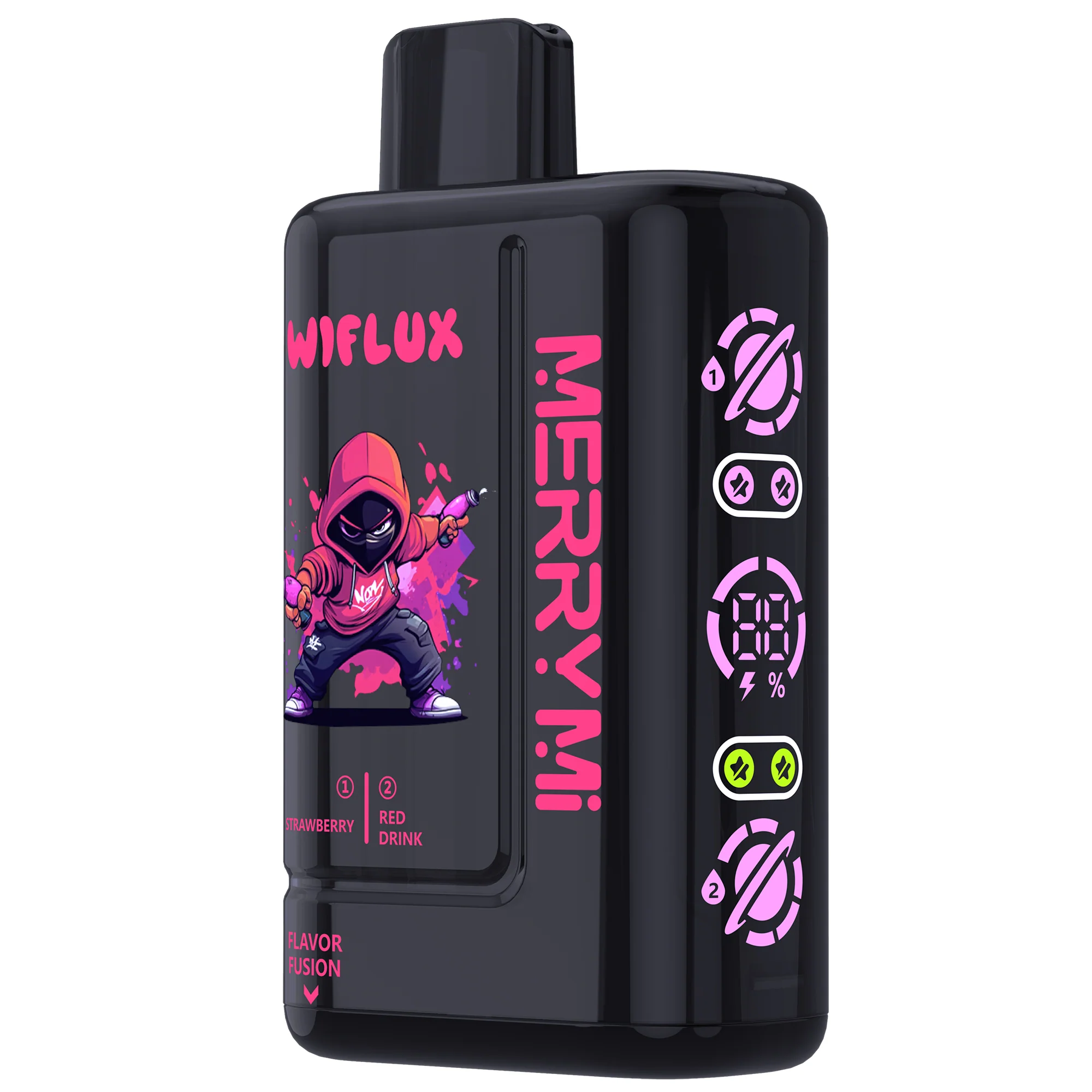 MerryMi WIFLUX 24K ładowalny jednorazowy e-papieros (wszystkie smaki)