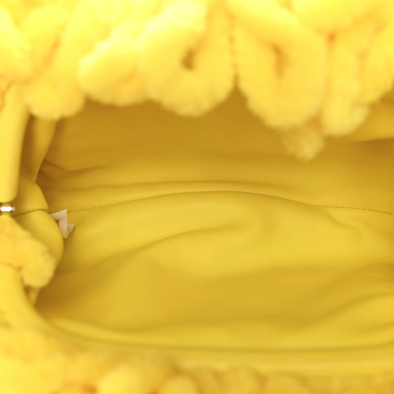 Chenille The Mini Pouch Lemon - Top Club