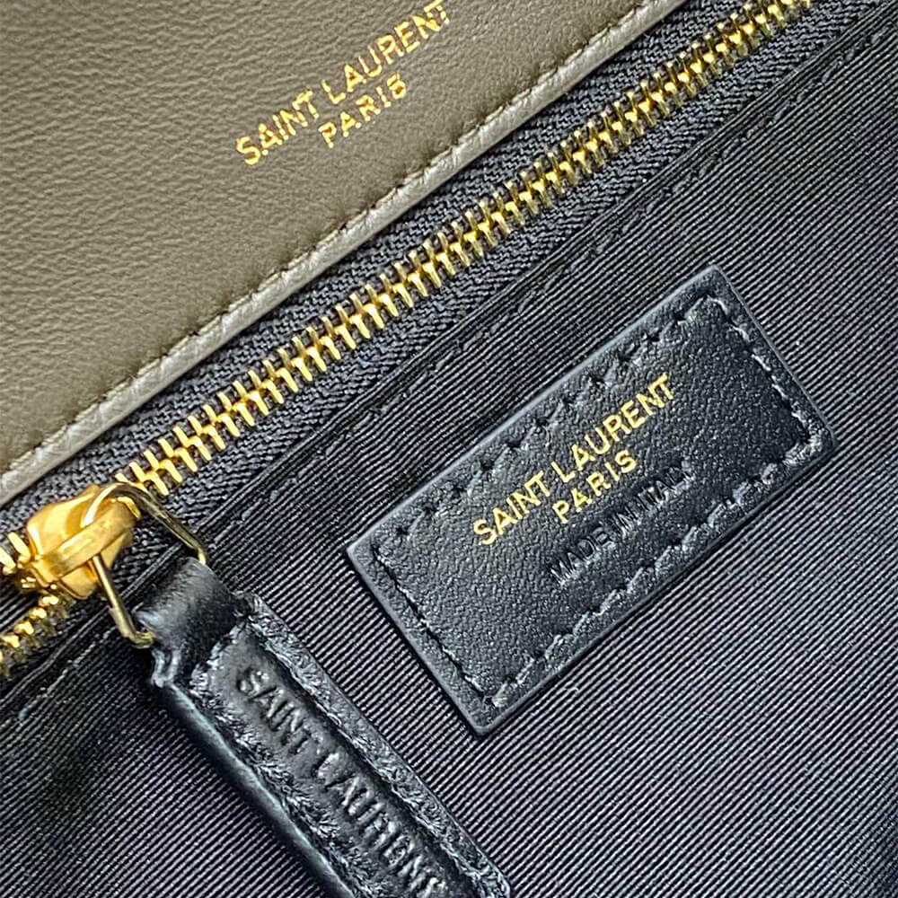 YSL calypso small in plunged lambskin - Top Club
