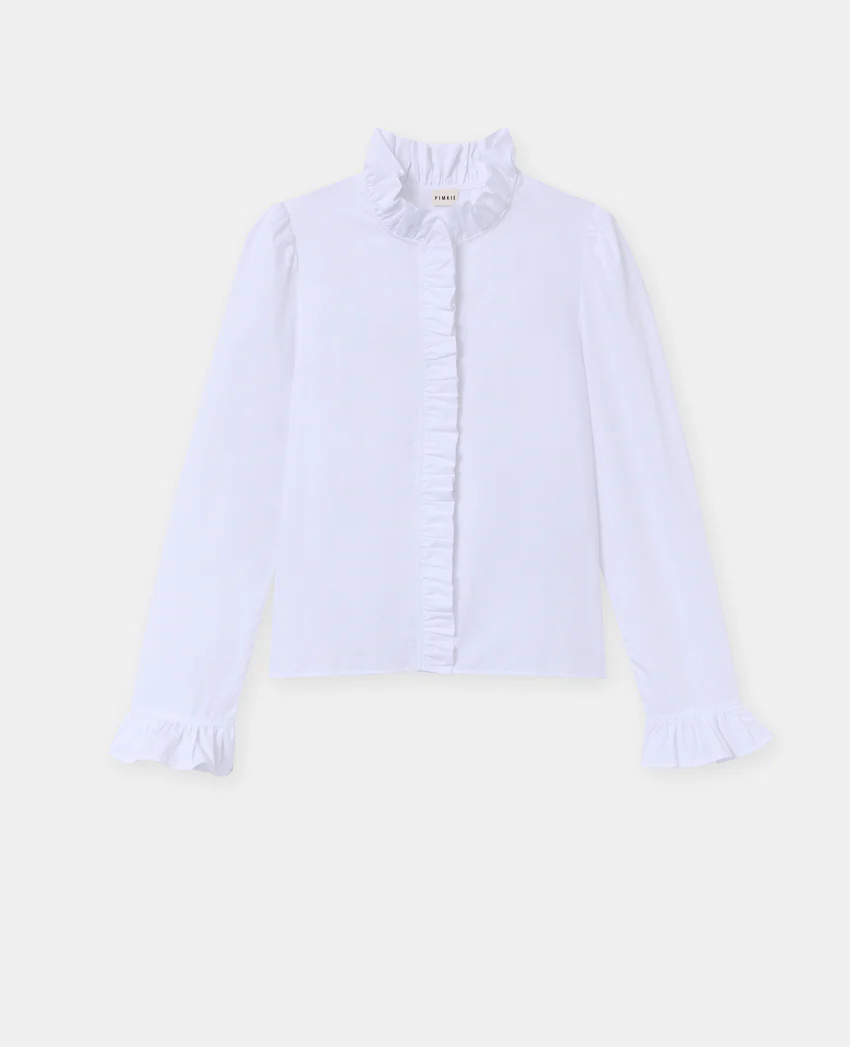 Pimkie Chemise popeline avec volants