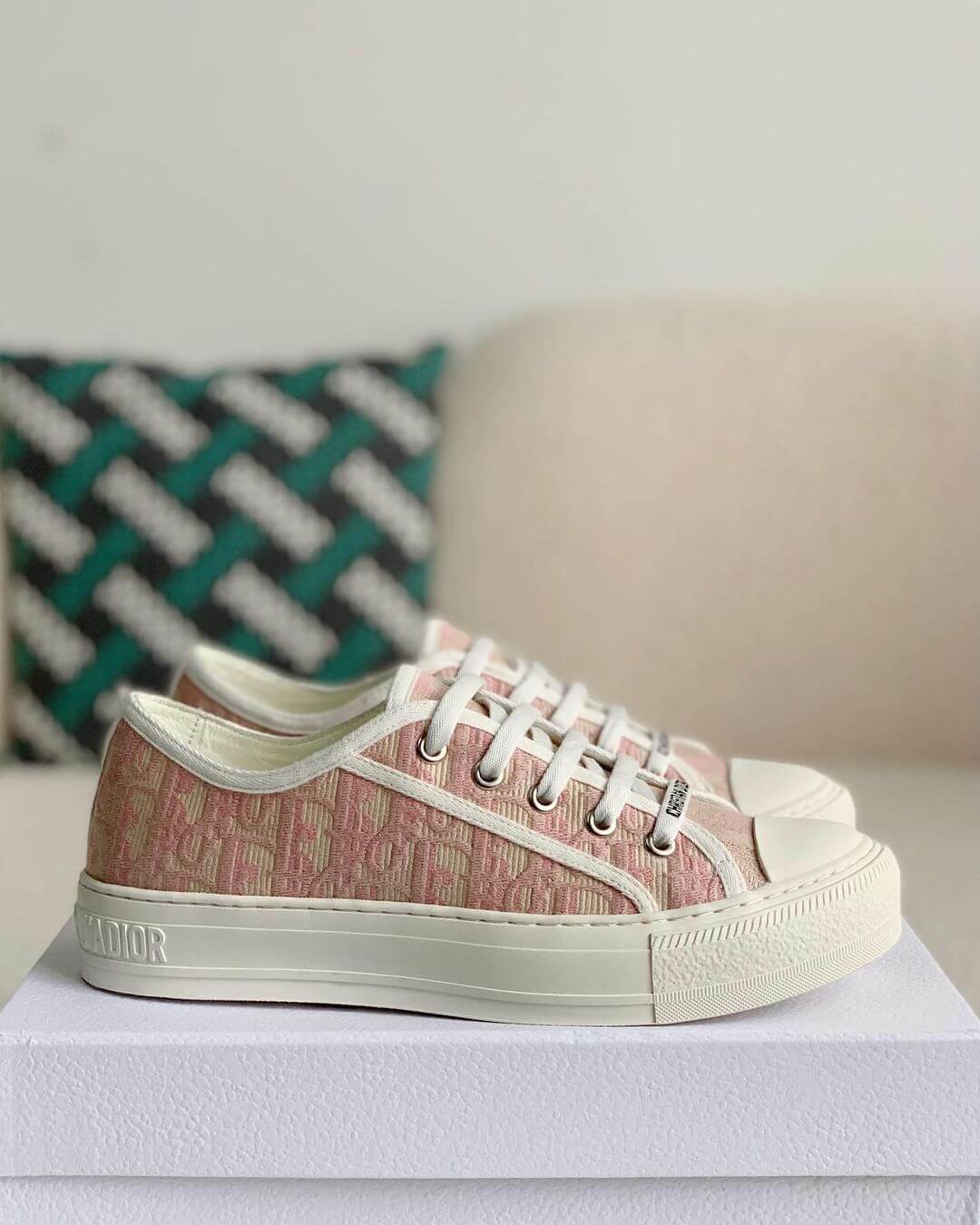 Dior Walk'n'Dior Pink Sneaker - Sneaker Replica Workshop
