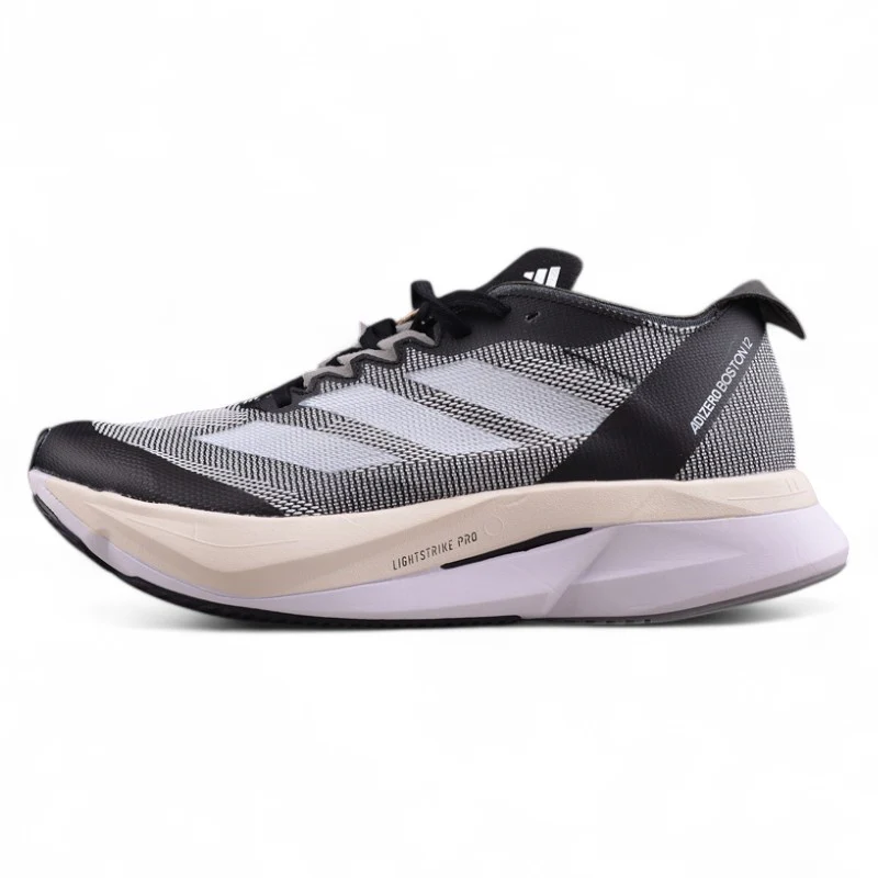 Adidas Adizero Boston 12 Low in Black/White - Sneaker Replica Workshop