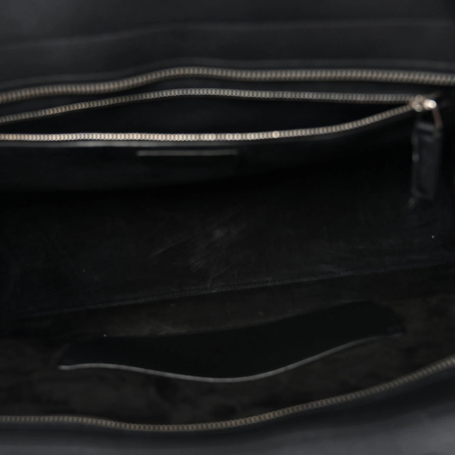 Grained Calfskin Medium Rive Gauche Cabas Black - Top Club