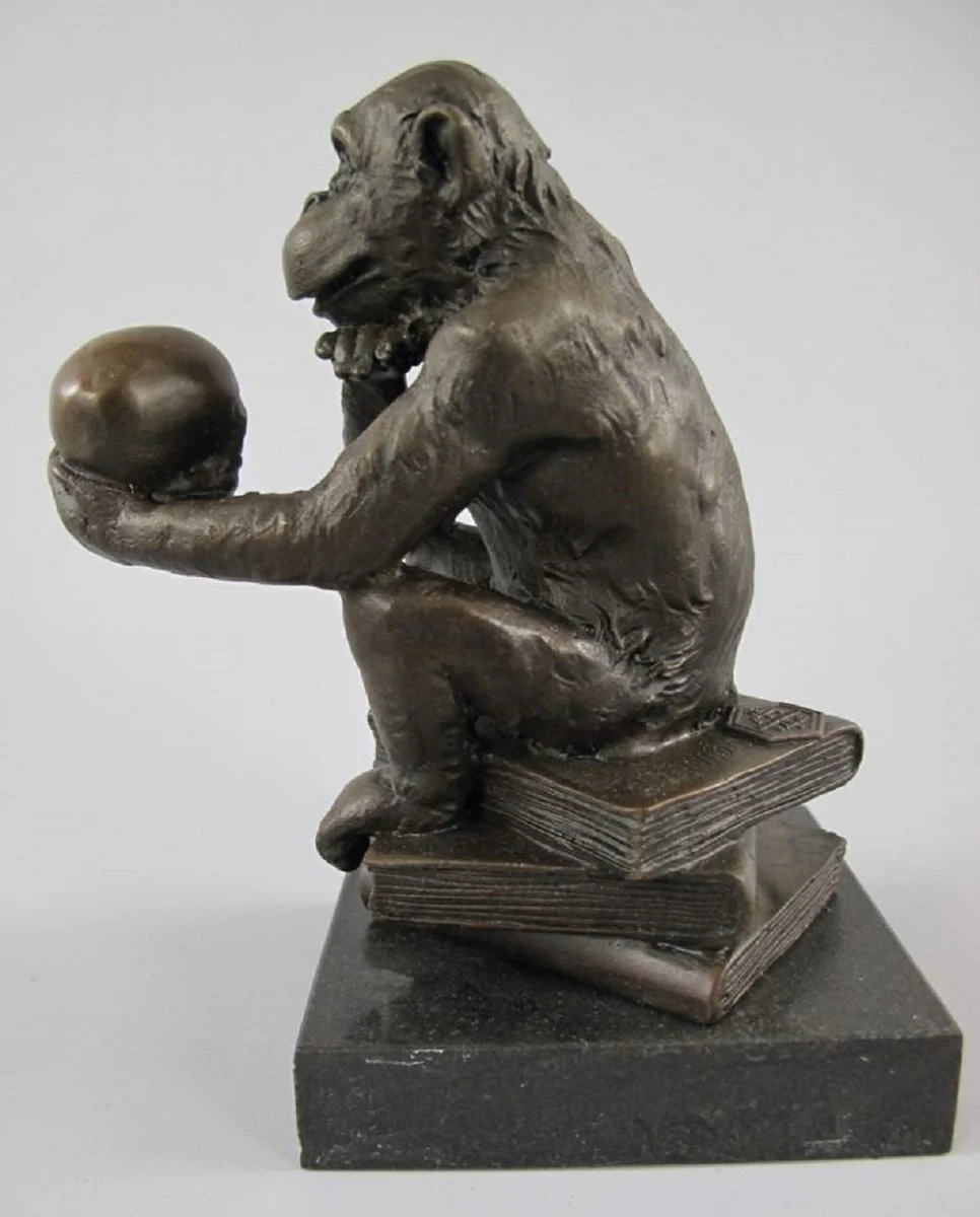 Bronze decorative figure monkey H. 14 cm - bronze sculpture - decorative accessories