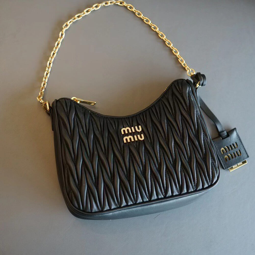 Matelasse nappa leather shoulder bag - Top Club