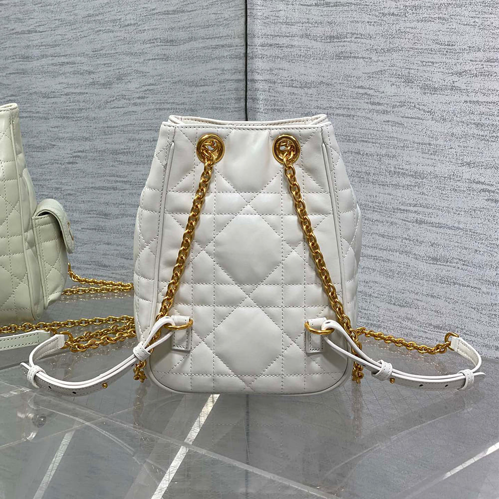 Dior Small Dior Caro Multicarry Backpack with Chain(HIGH-END GRADE) - Top Club