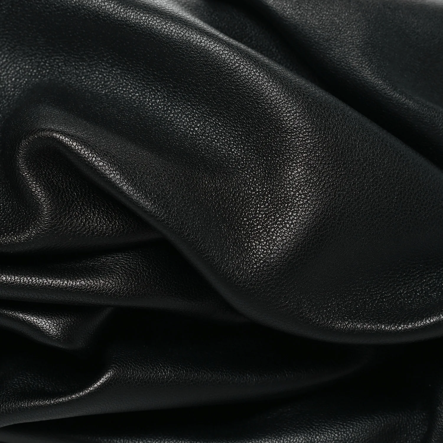 Lambskin Rose Clutch Black - Top Club