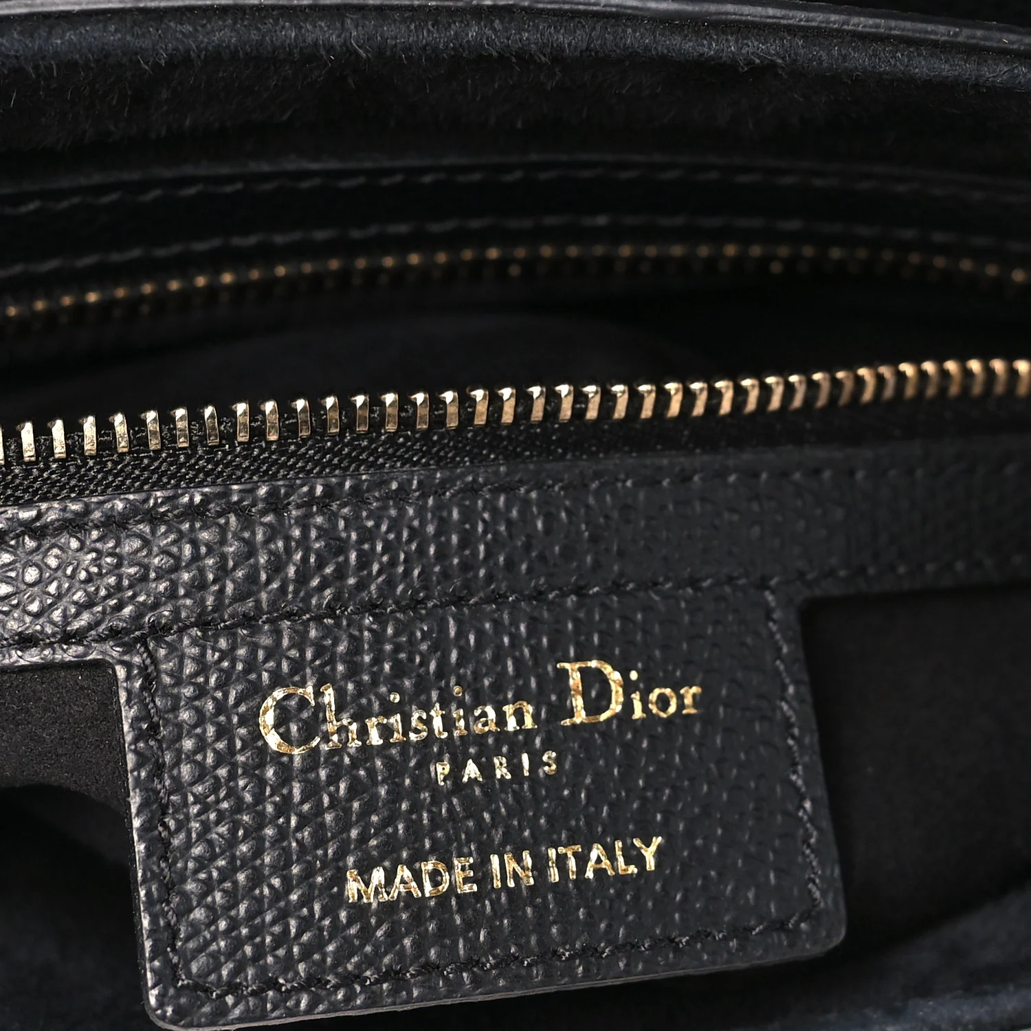 Grained Calfskin Saddle Bag Black - Top Club