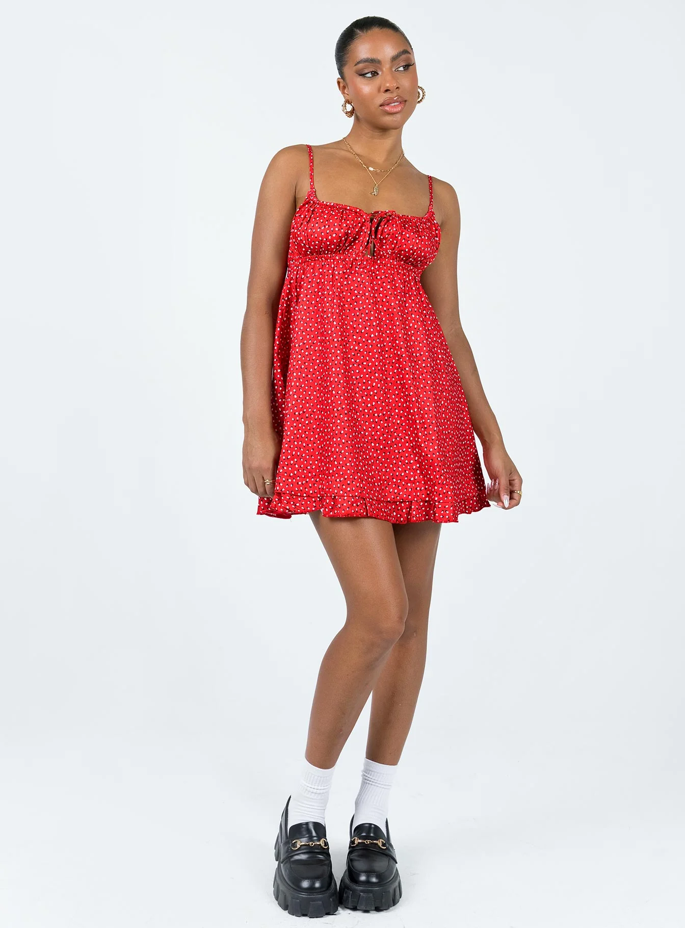 Empress Of Love Mini Dress Red