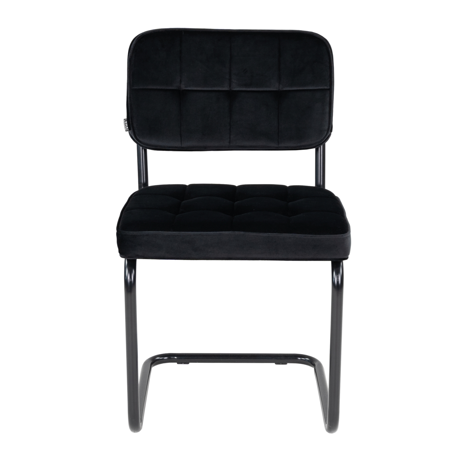 Kick buisframe stoel Ivy - Zwart