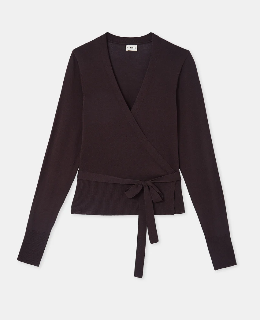 Pimkie Gilet cache-cœur en maille fine