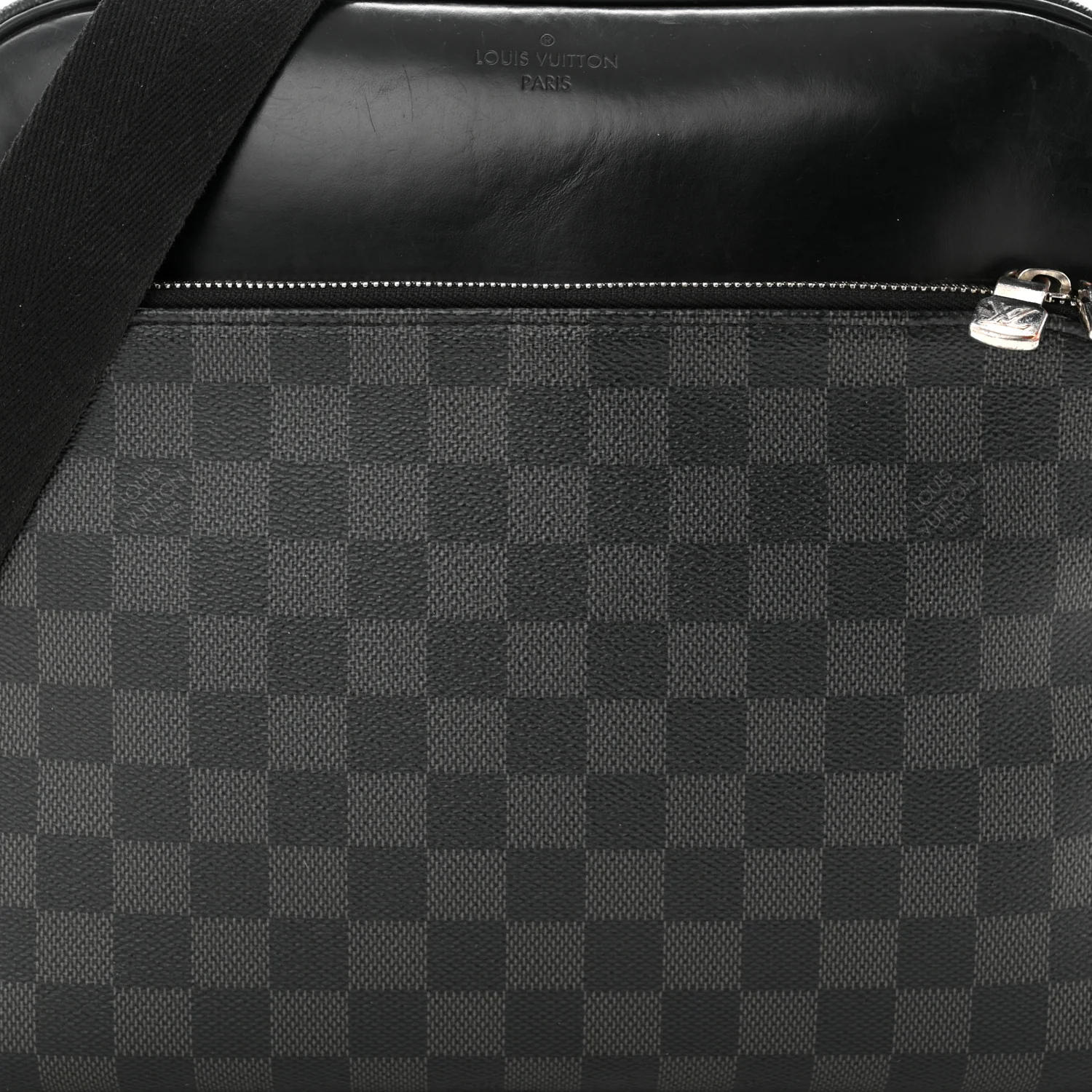 Damier Graphite Dayton Reporter PM - Top Club