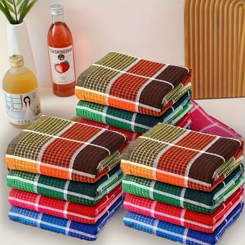 Grid Kitchen Cleaning Towel
