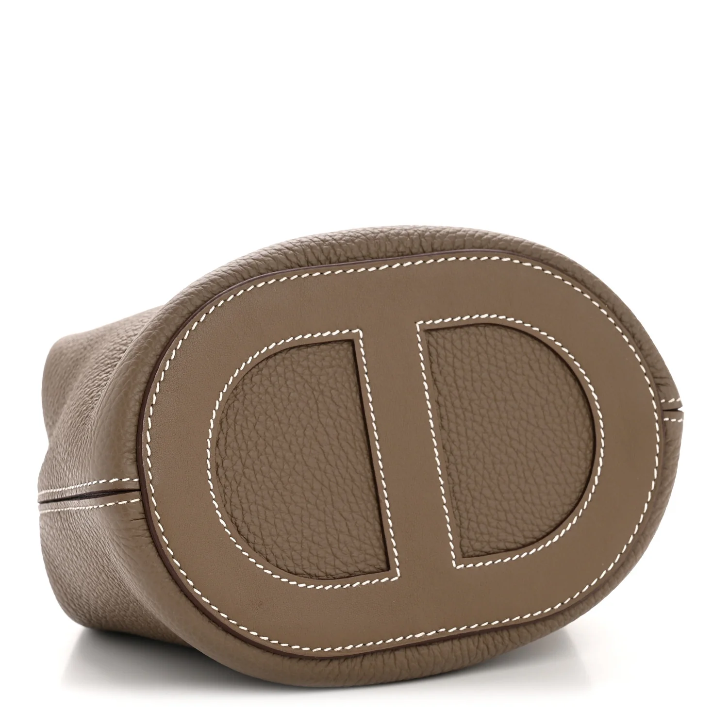 Taurillon Clemence Swift In-The-Loop 18 Bag Etoupe - Top Club
