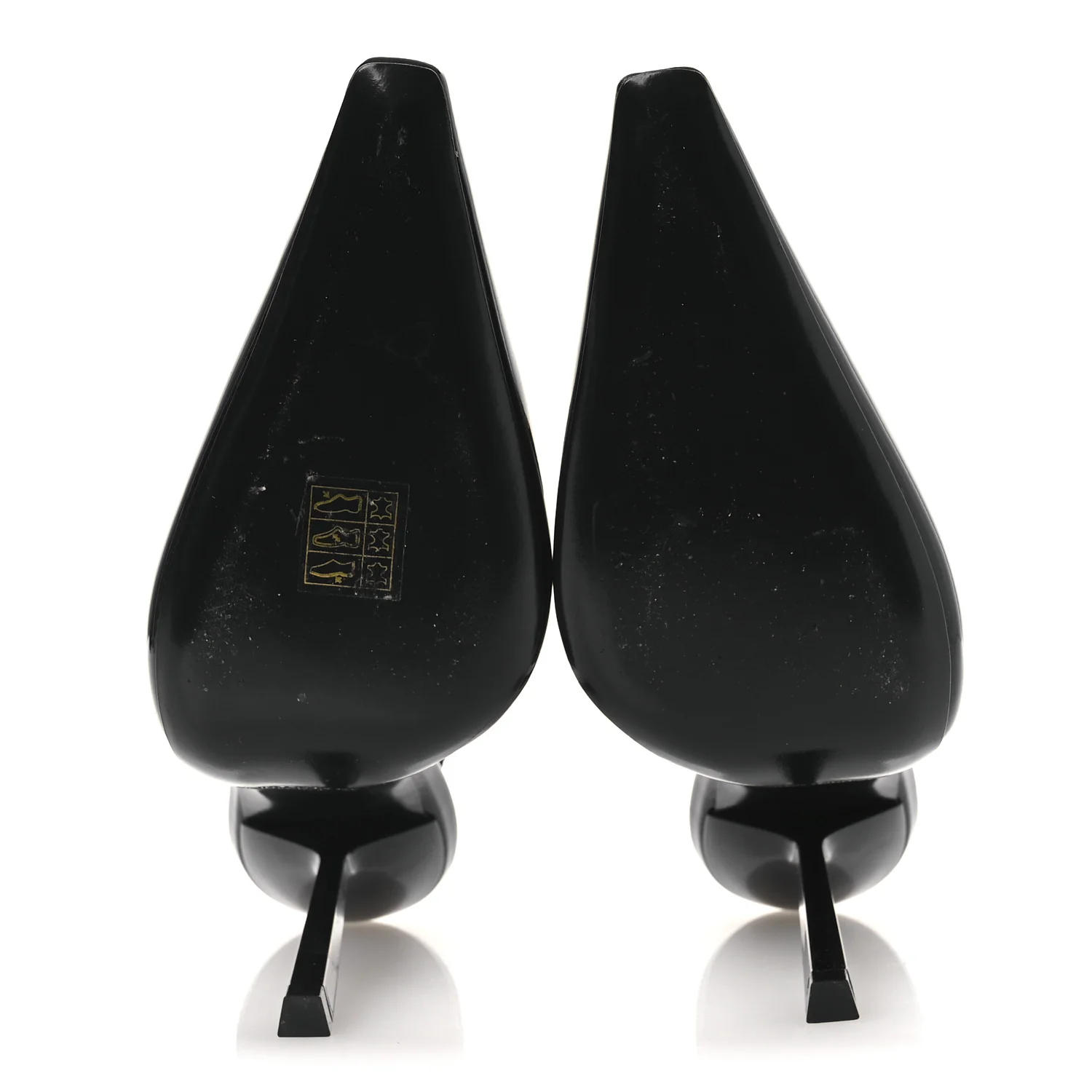Vernice Grupy Madame 115mm Slingback Pumps 38 Black - Top Club