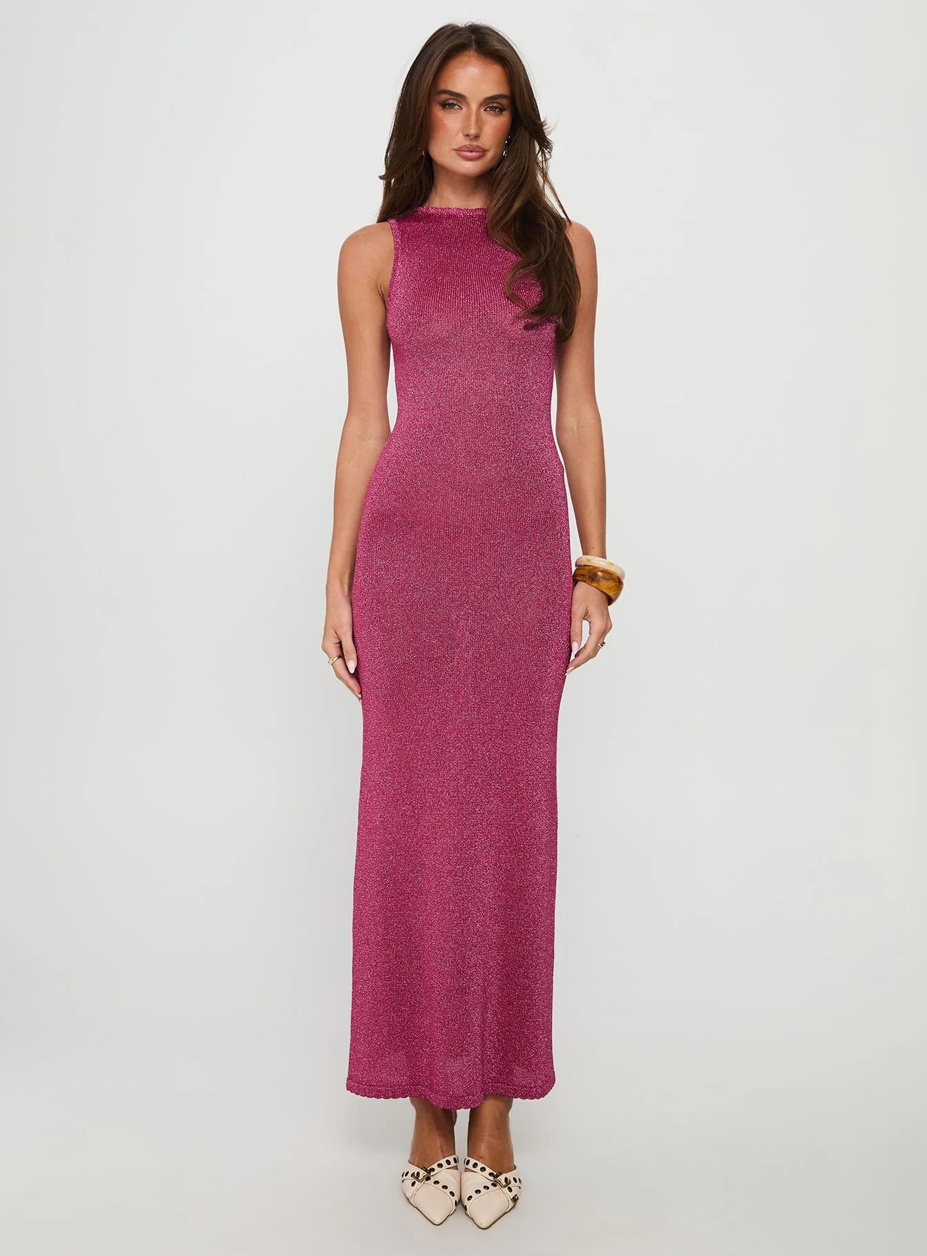 Tourista Maxi Dress Hot Pink