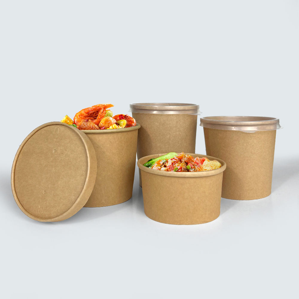 Thickened Kraft Paper Takeaway Cups