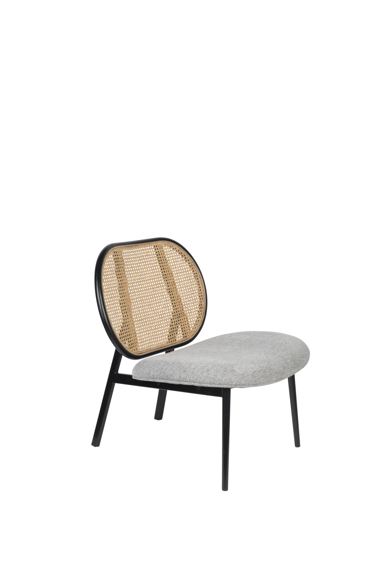 Fauteuil Spike Naturel/Grijs