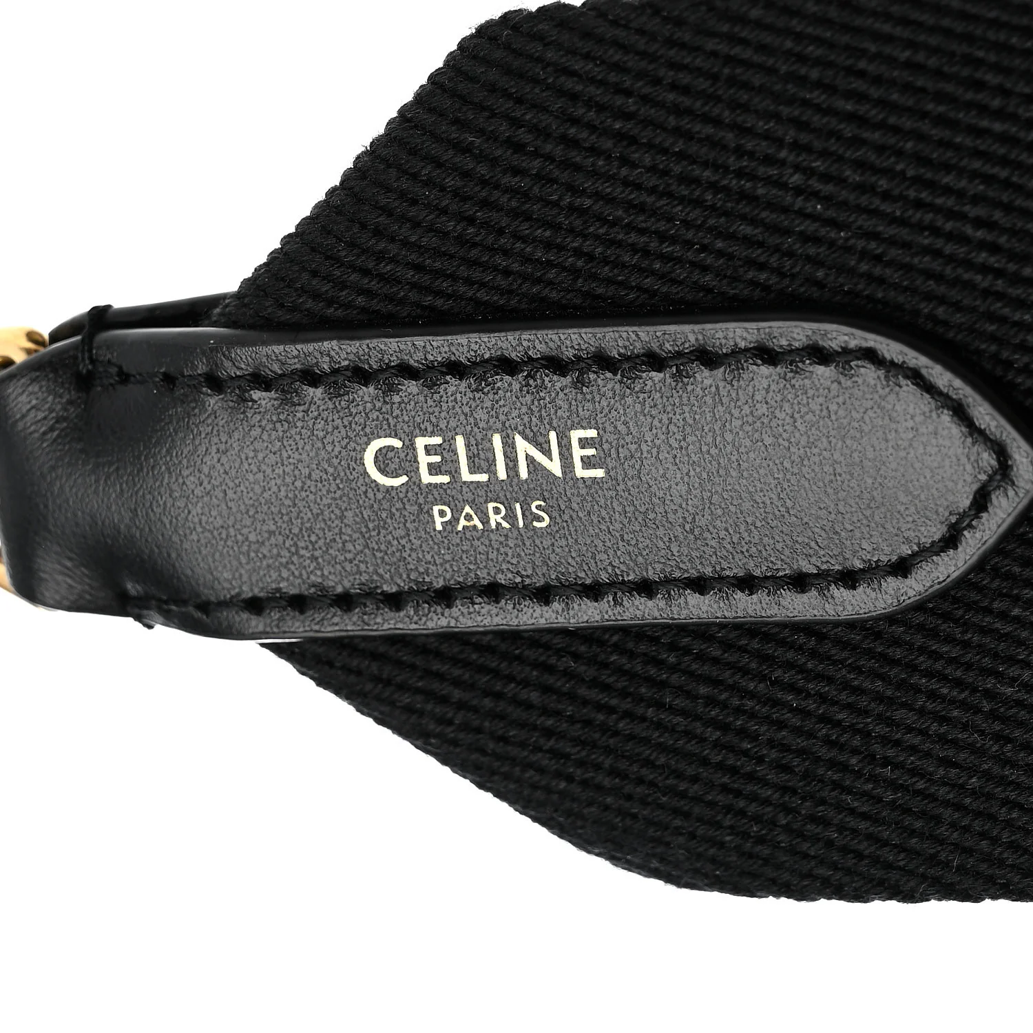 Jacquard Wool Logo Short Strap Black Beige - Top Club