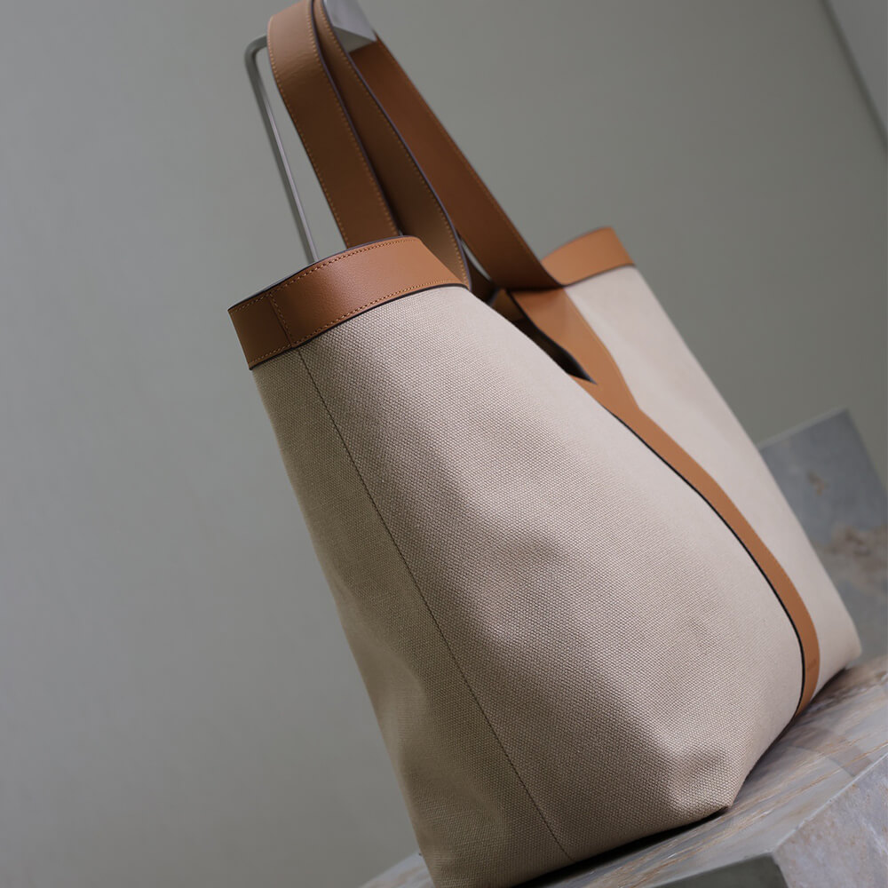 YSL Y TOTE IN CANVAS AND LEATHER(HIGH-END GRADE) - Top Club