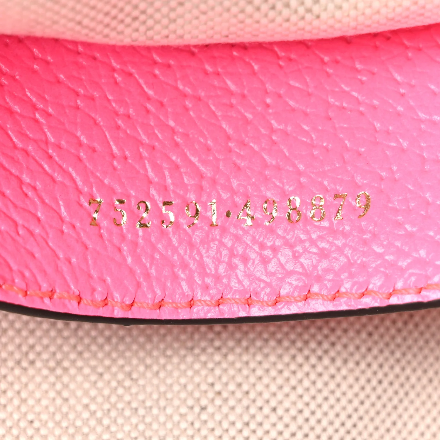 GG Supreme Monogram Textured Dollar Calfskin Web Ophidia Small Crossbody Bag Beige Ebony Fuchsia - Top Club