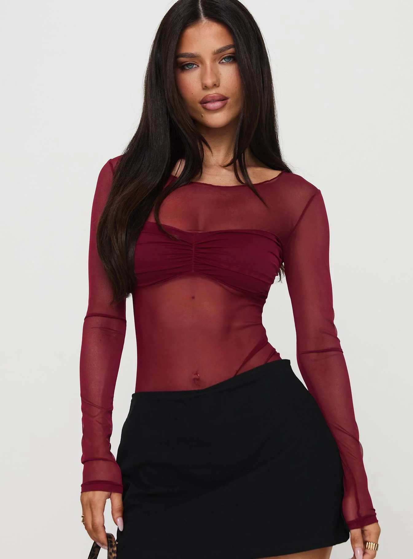 Duet Bodysuit Burgundy