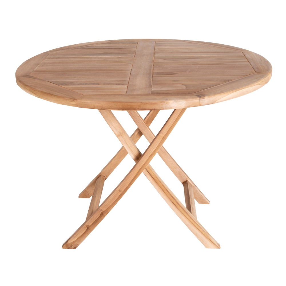 Inklapbare houten tuintafel Jane Naturel
