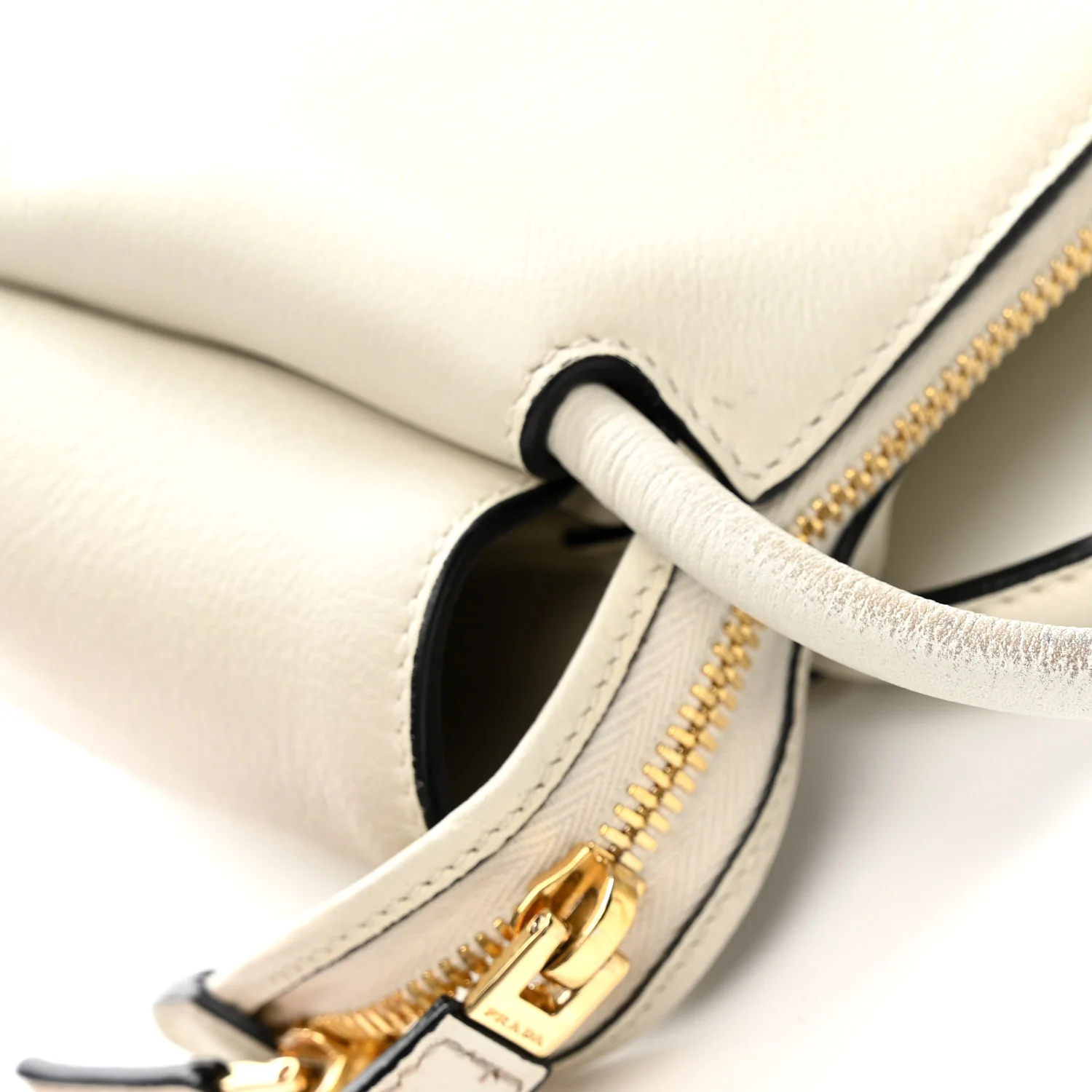 Soft Calfskin Medium Darling Shoulder Bag White - Top Club