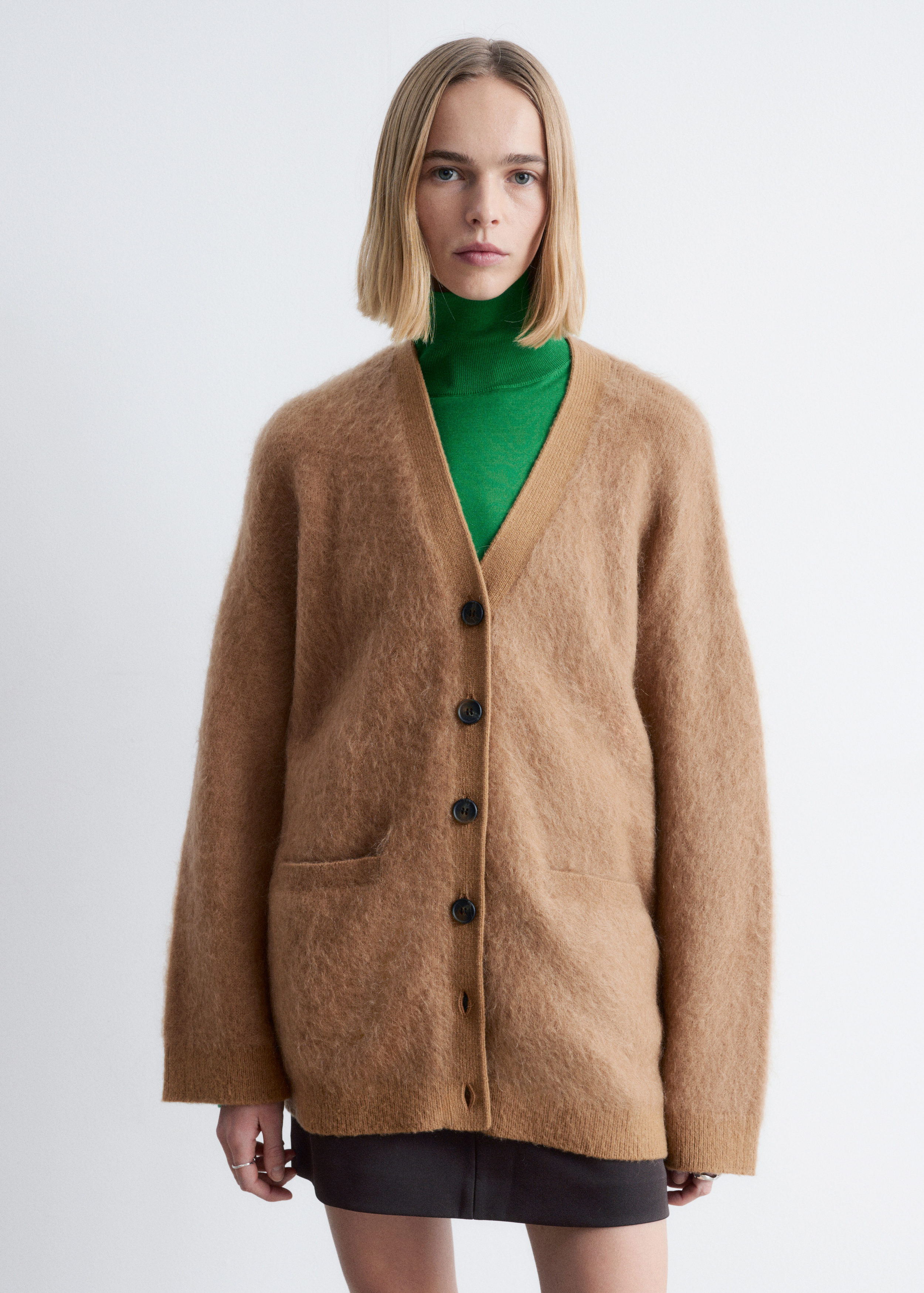 & Other Stories OVERSIZED MOHAIR-BLEND CARDIGAN