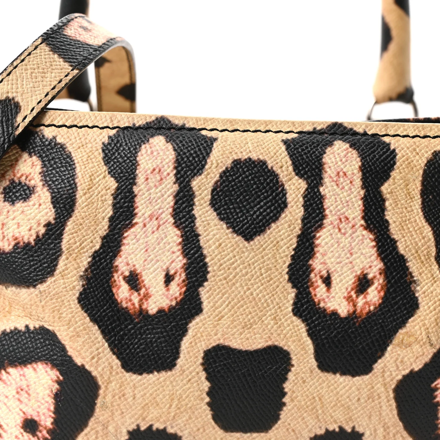 Calfskin Leopard Print Small Pandora Multicolor - Top Club