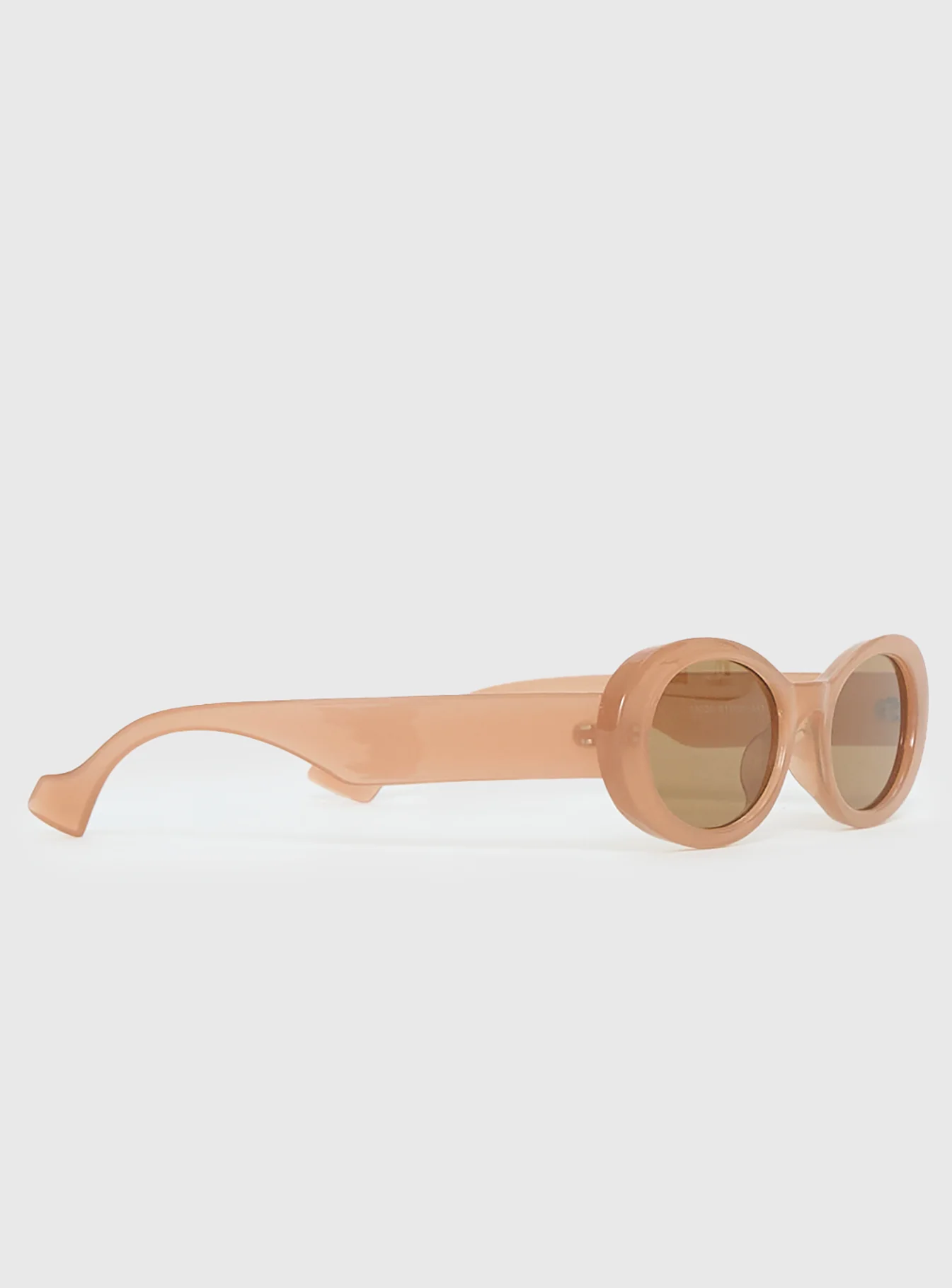 Runaway Baby Oval Sunglasses Caramel