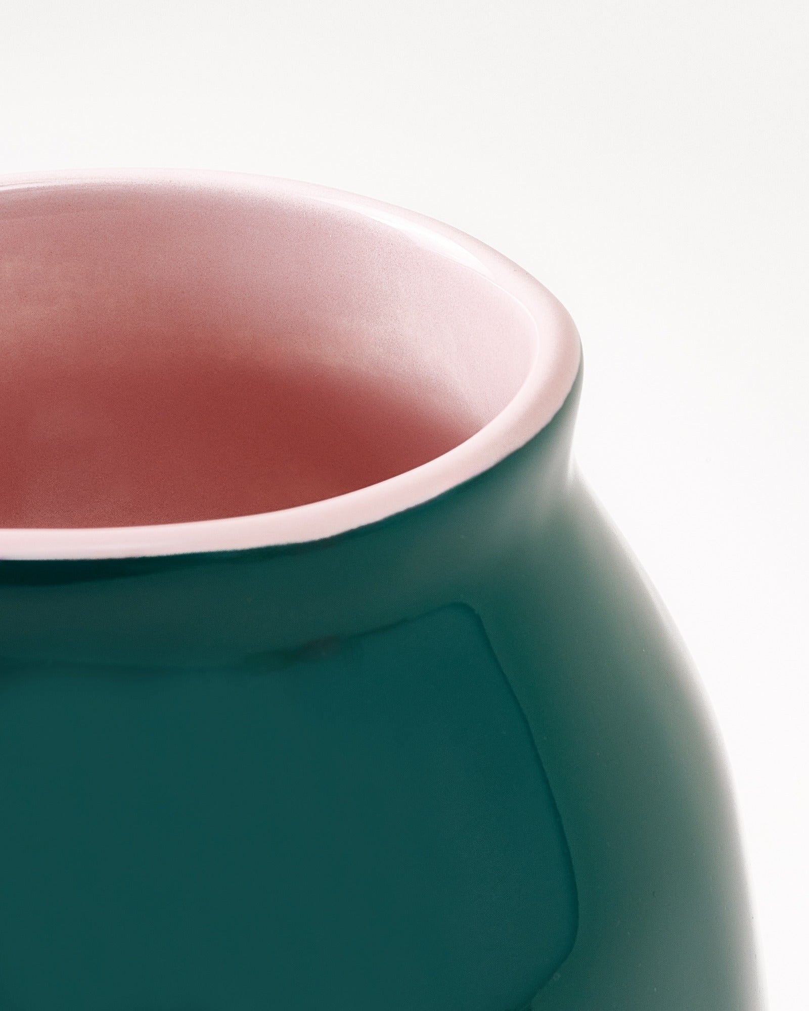 Sombra Vase S dunkelgrün rosé