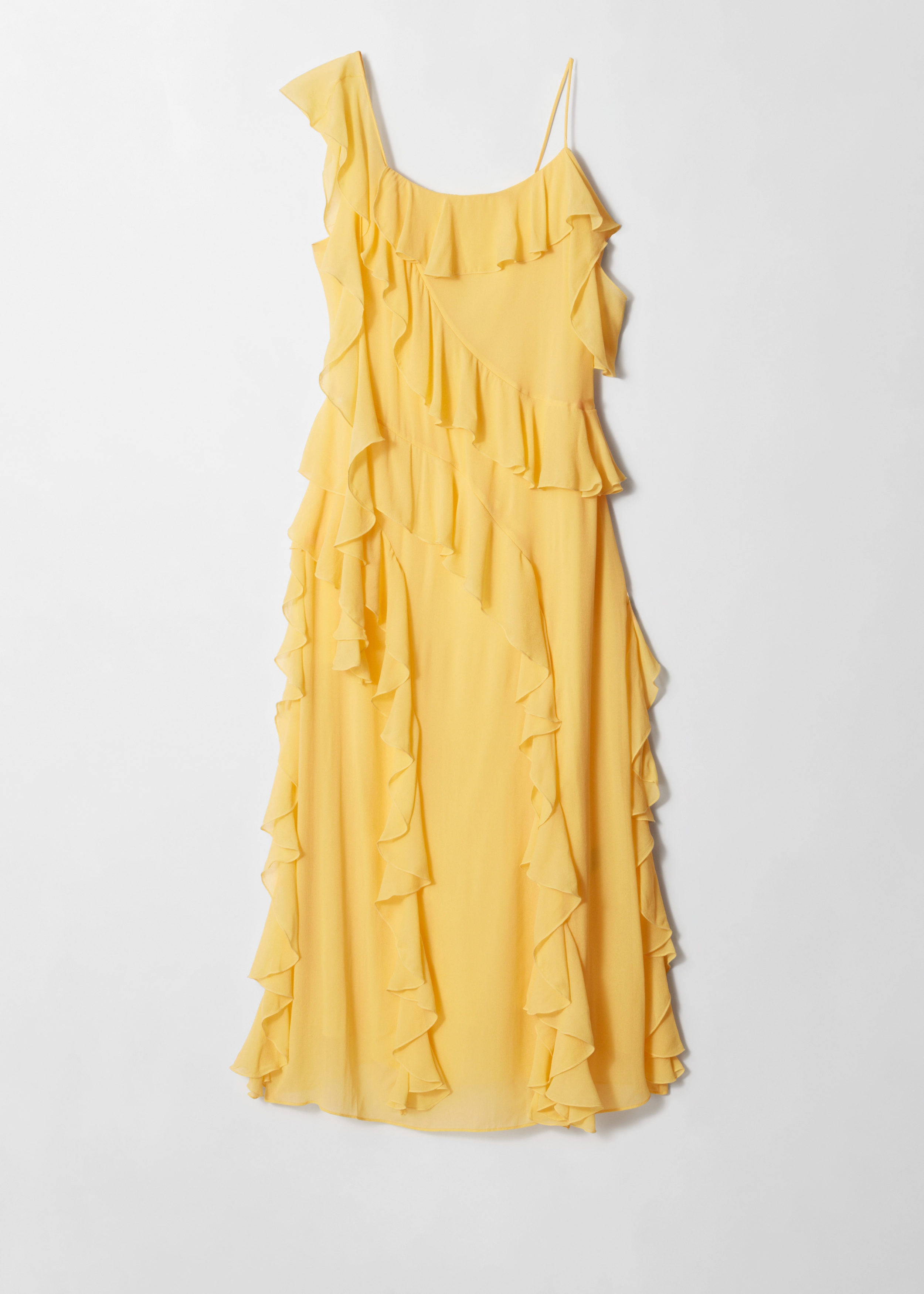 & Other Stories RUFFLE MAXI DRESS