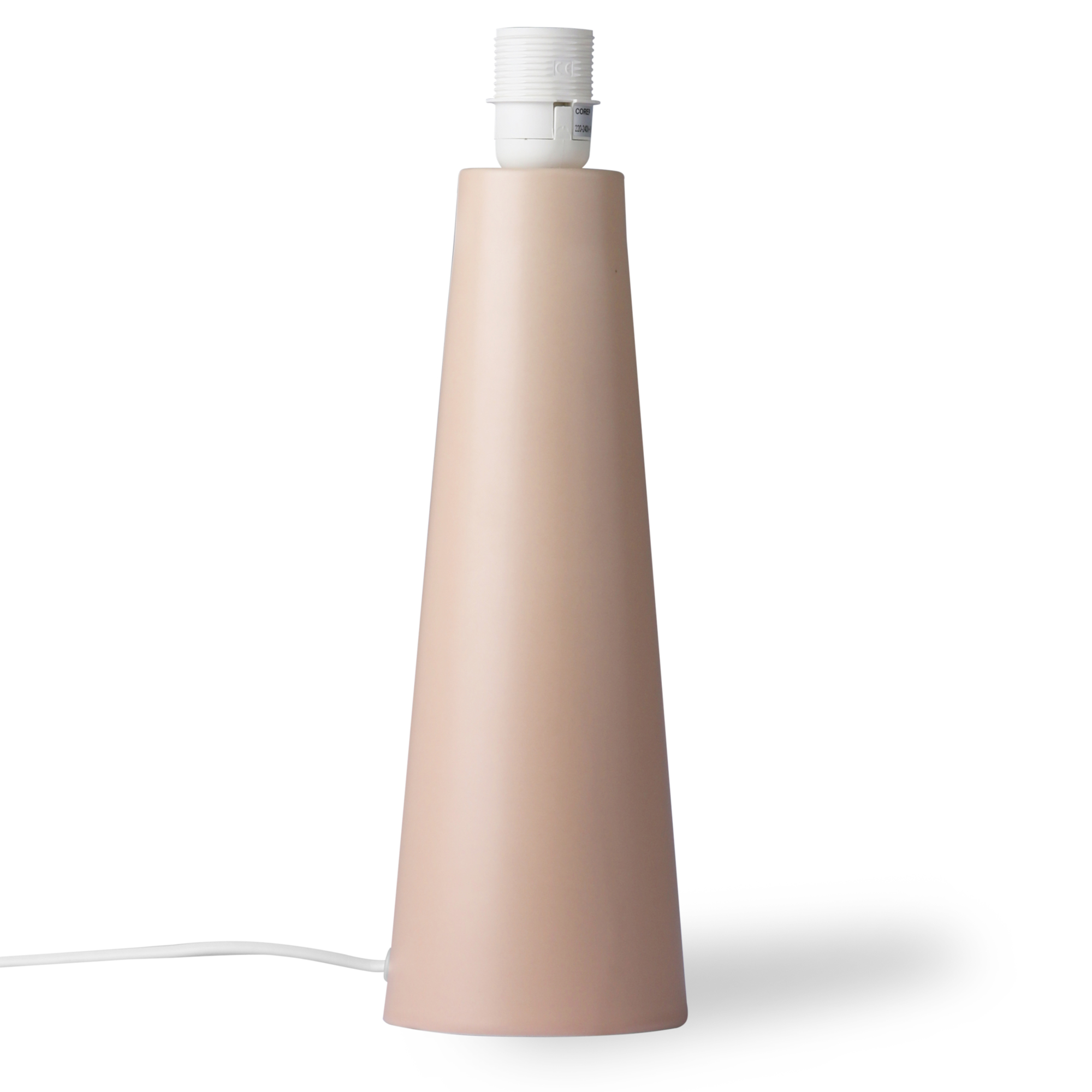 Lampenvoet Cone Lamp Base S matt nude