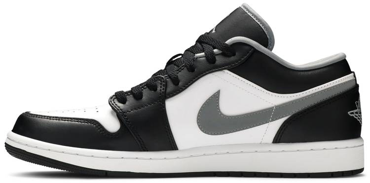 Air Jordan 1 Low  Black Medium Grey  553558-040 - Sneaker Replica Workshop