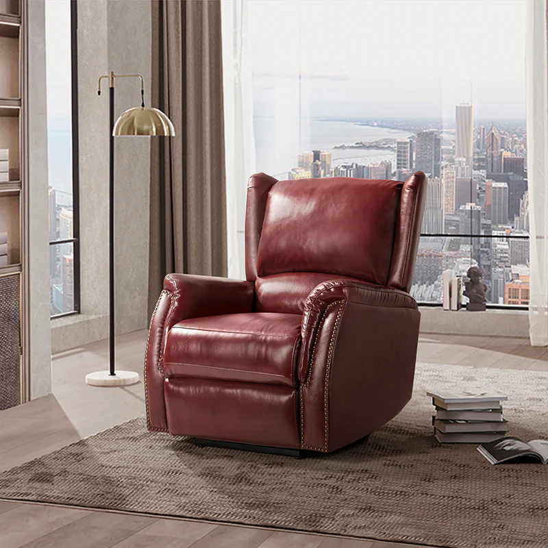 Flora Genuine Leather Power Recliner