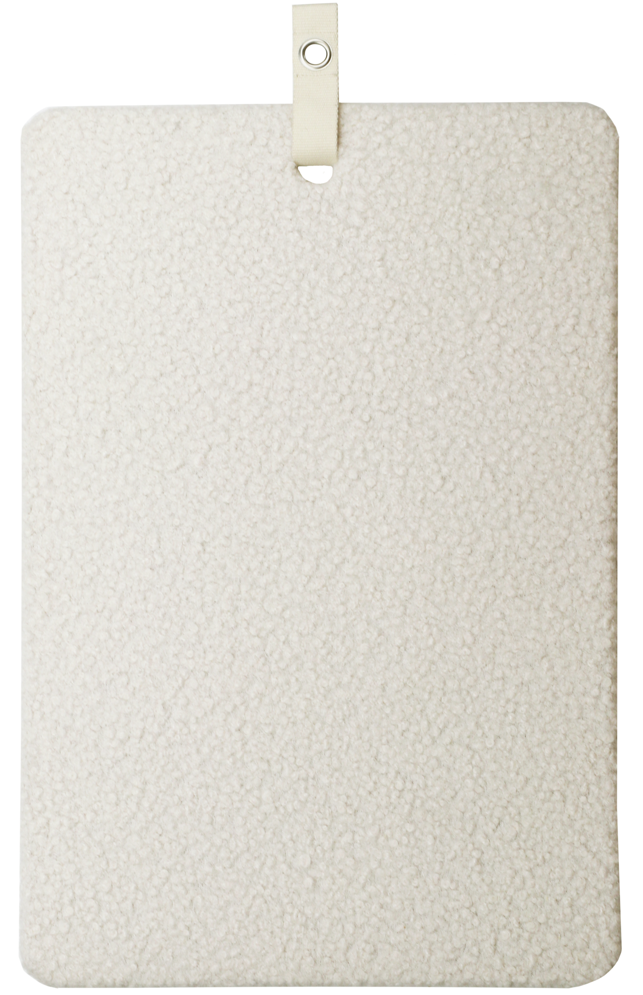 memo prikbord bouclé ecrú 40x60cm