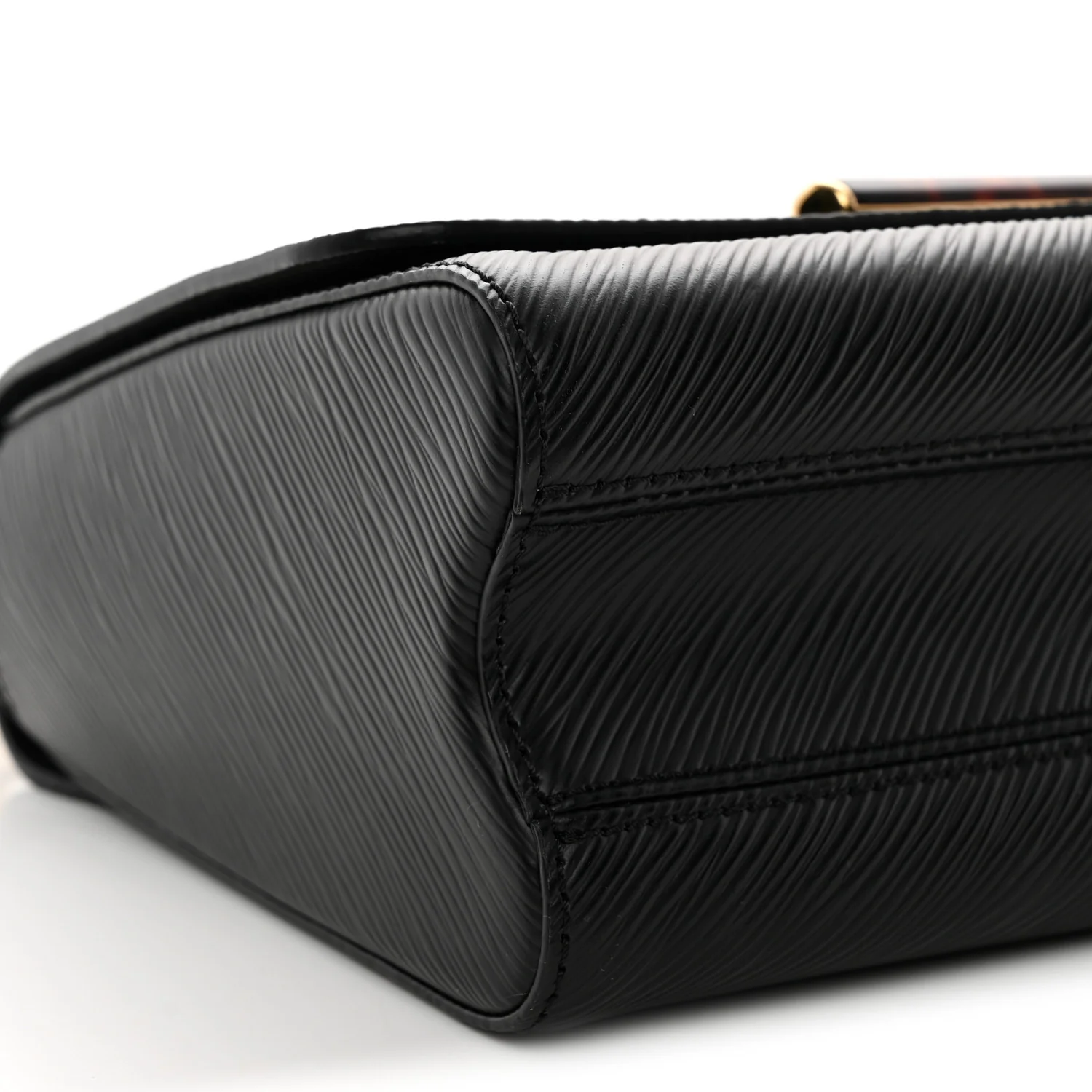 Epi Tortoiseshell Twist Shoulder Bag MM Black - Top Club
