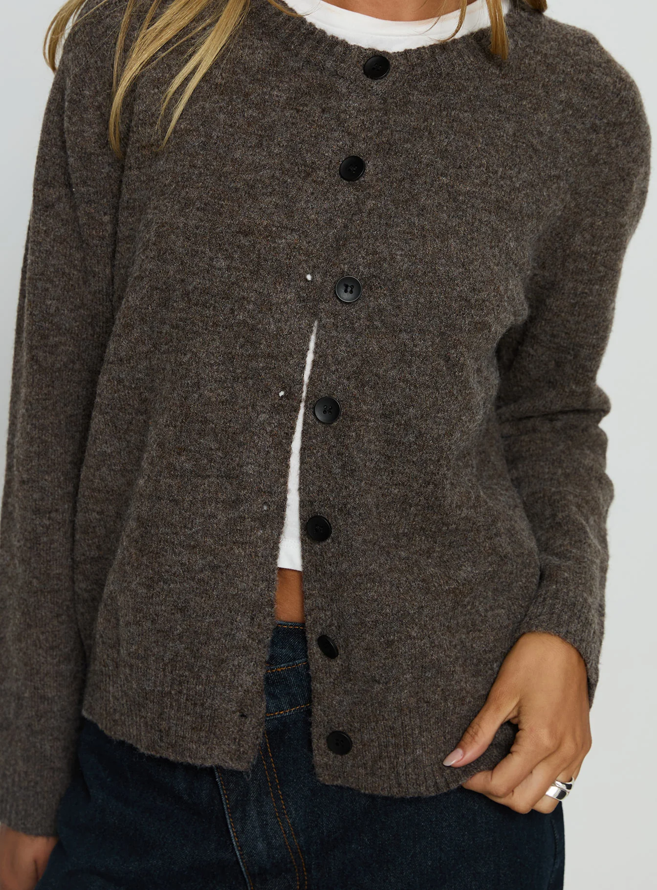 Better Than Fiction Cardigan Mocha