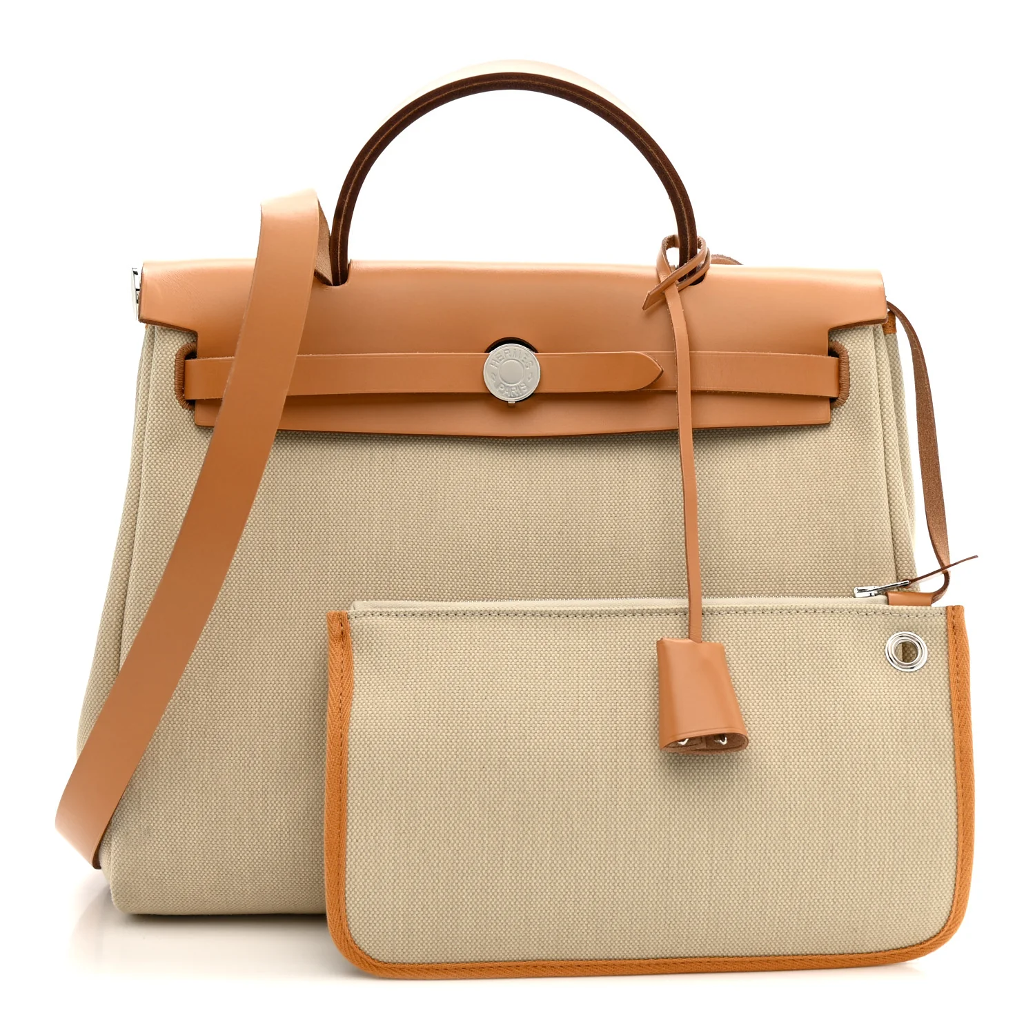 Military Toile Vache Hunter Herbag Zip Retourne 31 PM Beton Naturel - Top Club