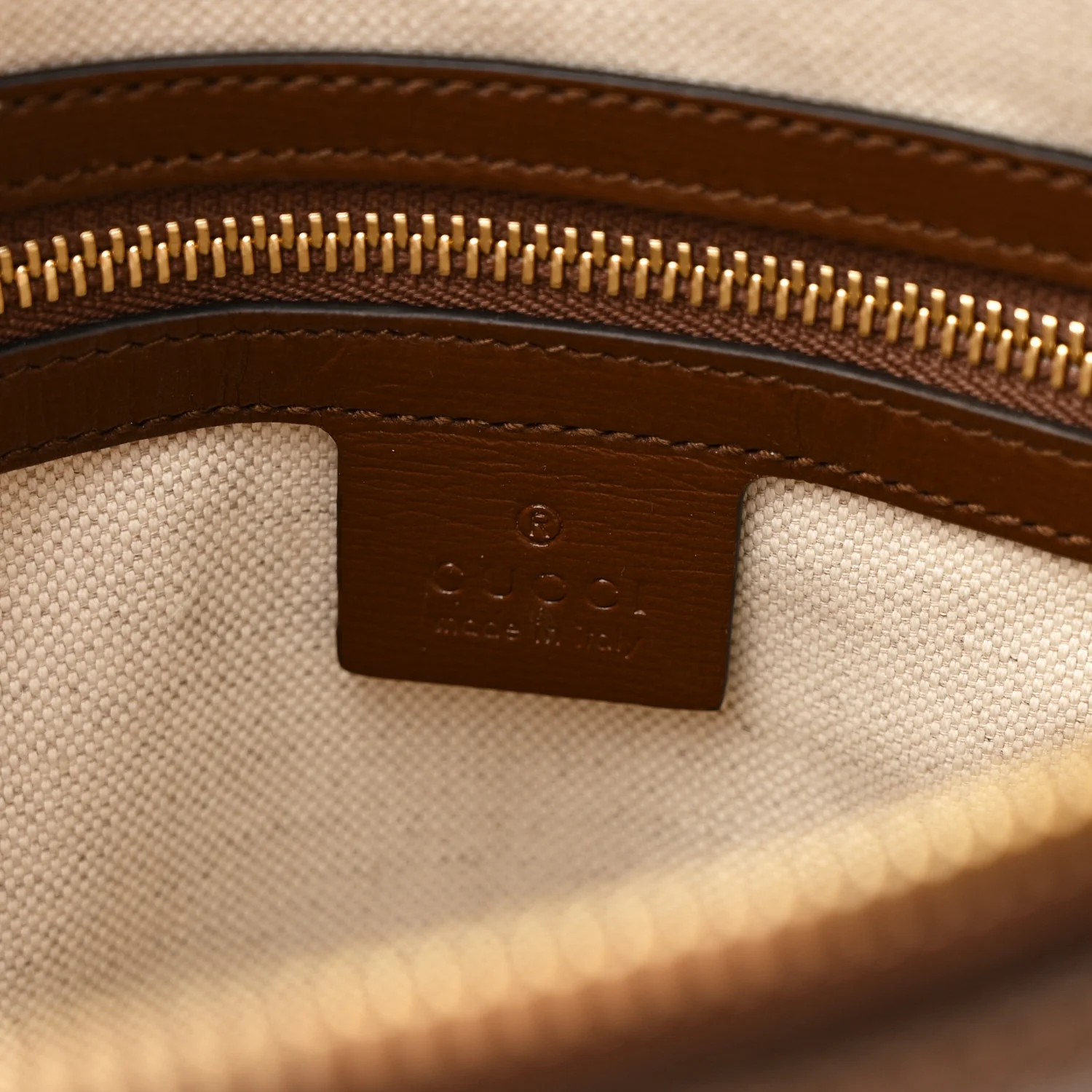 GG Supreme Monogram Azalea Calfskin Small Horsebit 1955 Top Handle Bag Beige Ebony Brown Sugar - Top Club