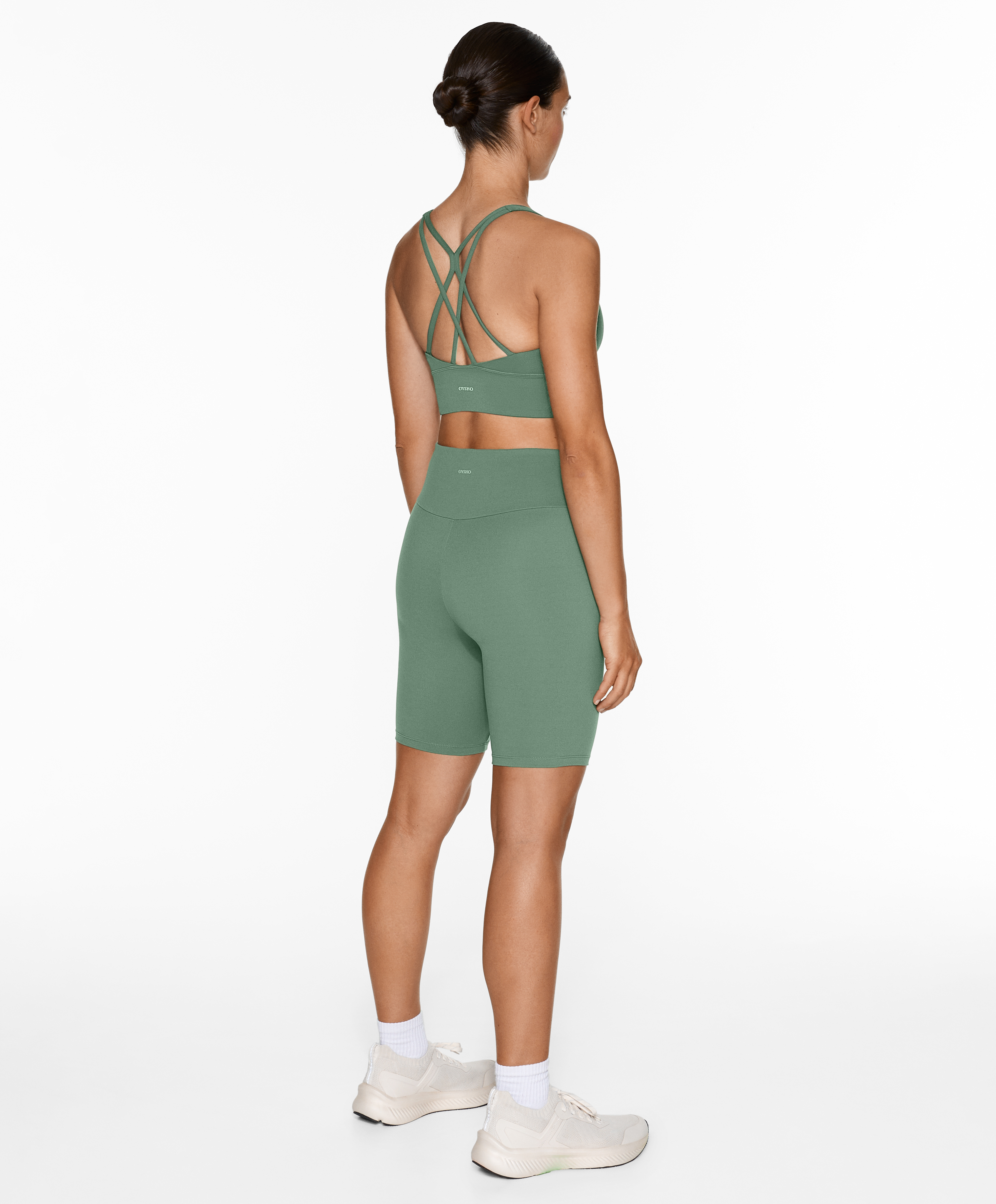 OYSHO Comfortlux high-rise 20cm biker leggings
