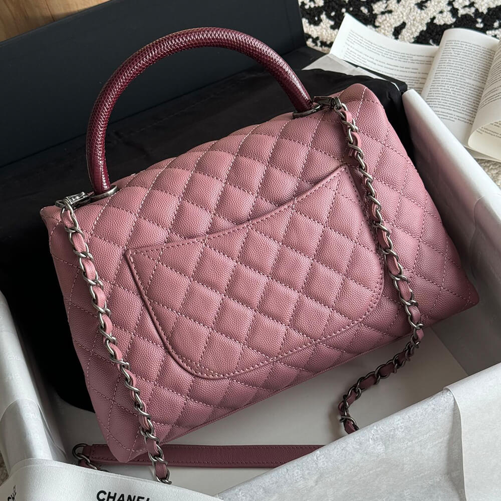 CHANEL Large Flap Bag With Top Handle(high-end grade) - Top Club