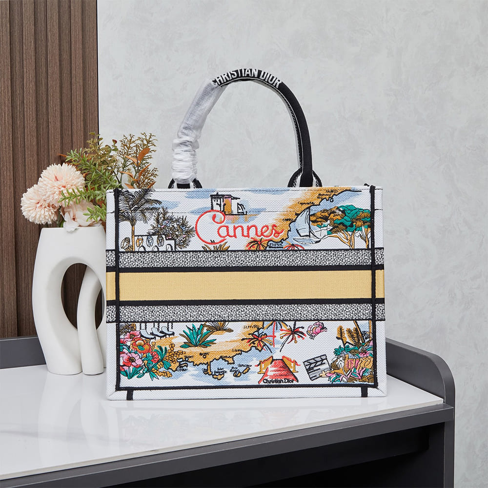 Dior Souvenir Medium Dior Book Tote - Top Club