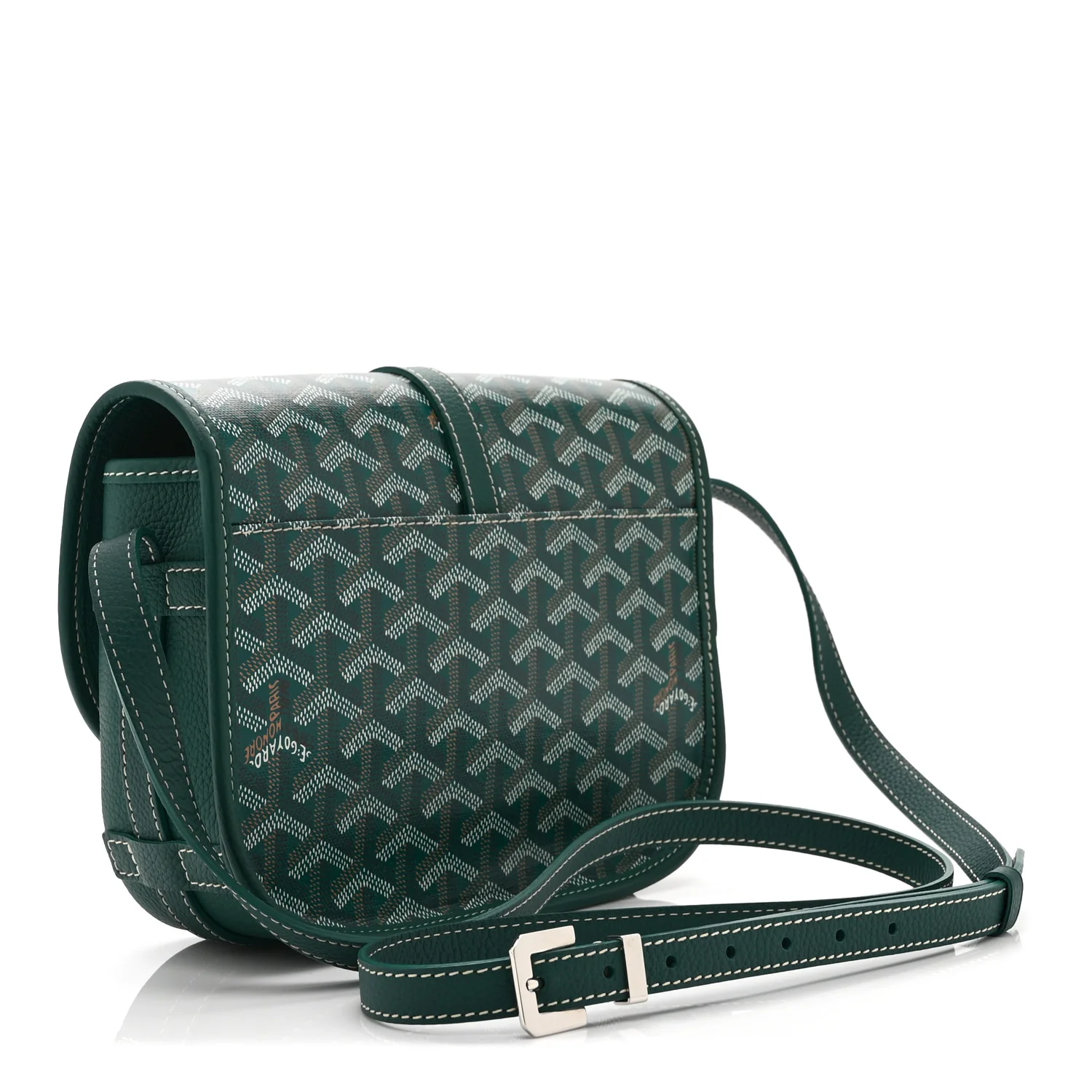 Goyardine Belvedere II PM Messenger Bag Green - Top Club