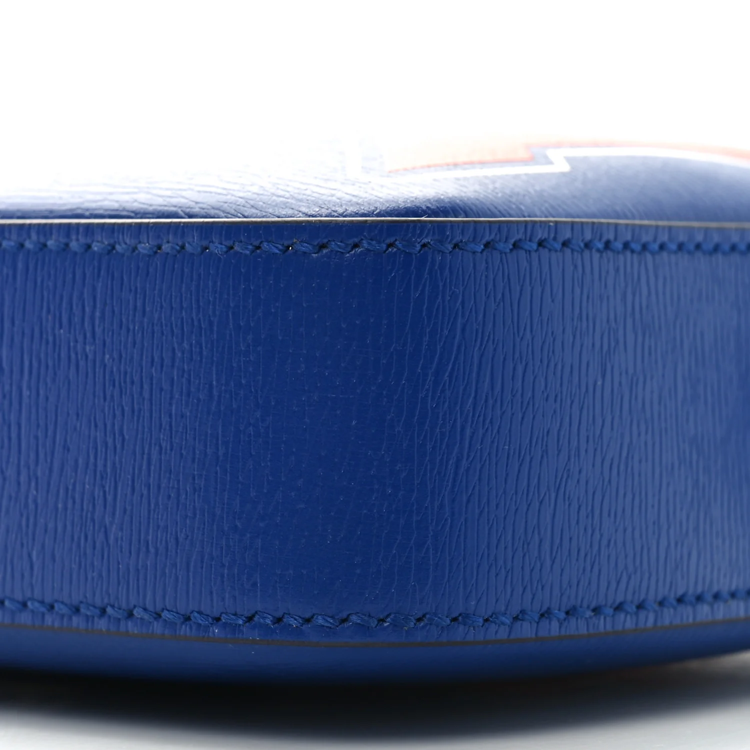 New Shanghai Calfskin Interlocking G Logo Camera Crossbody Bag Cobalt Blue Orange - Top Club