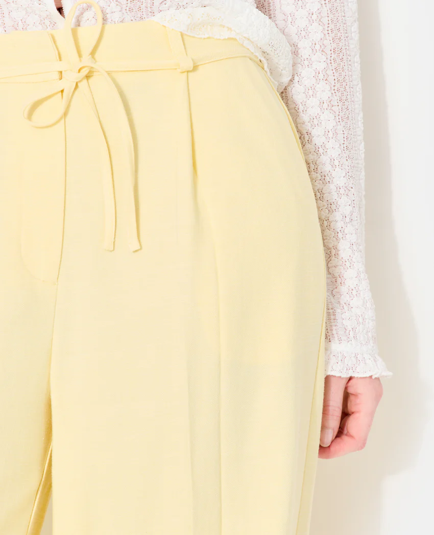 Pimkie Pantalon droit en tissu effet lin