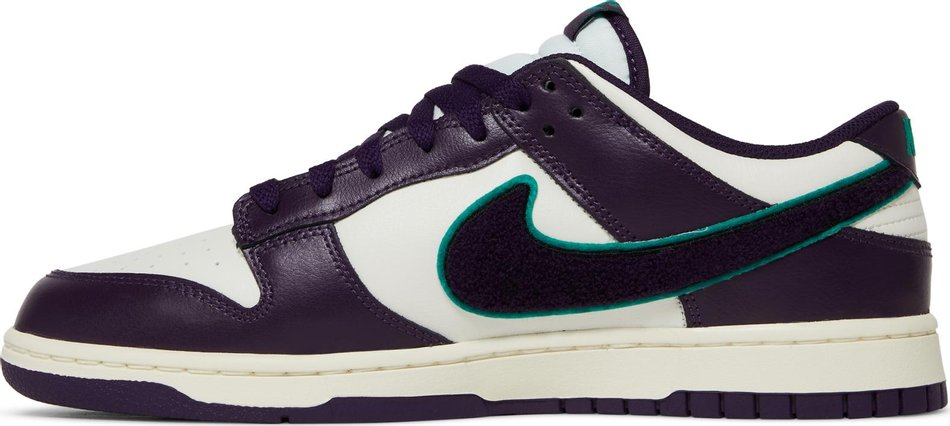 Dunk Low  Chenille Swoosh   Grand Purple  DQ7683-100 - Sneaker Replica Workshop