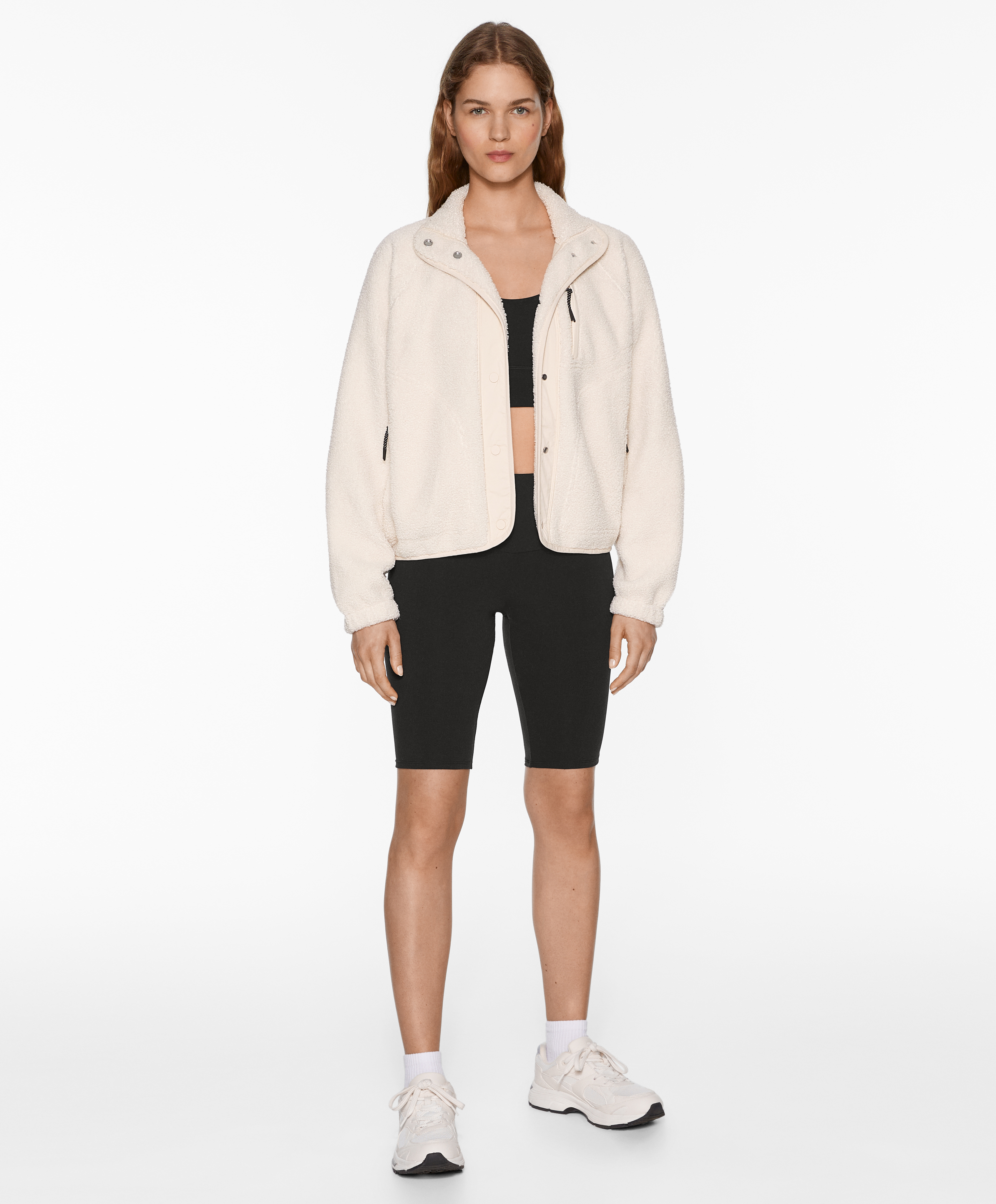 OYSHO Faux-shearling jacket