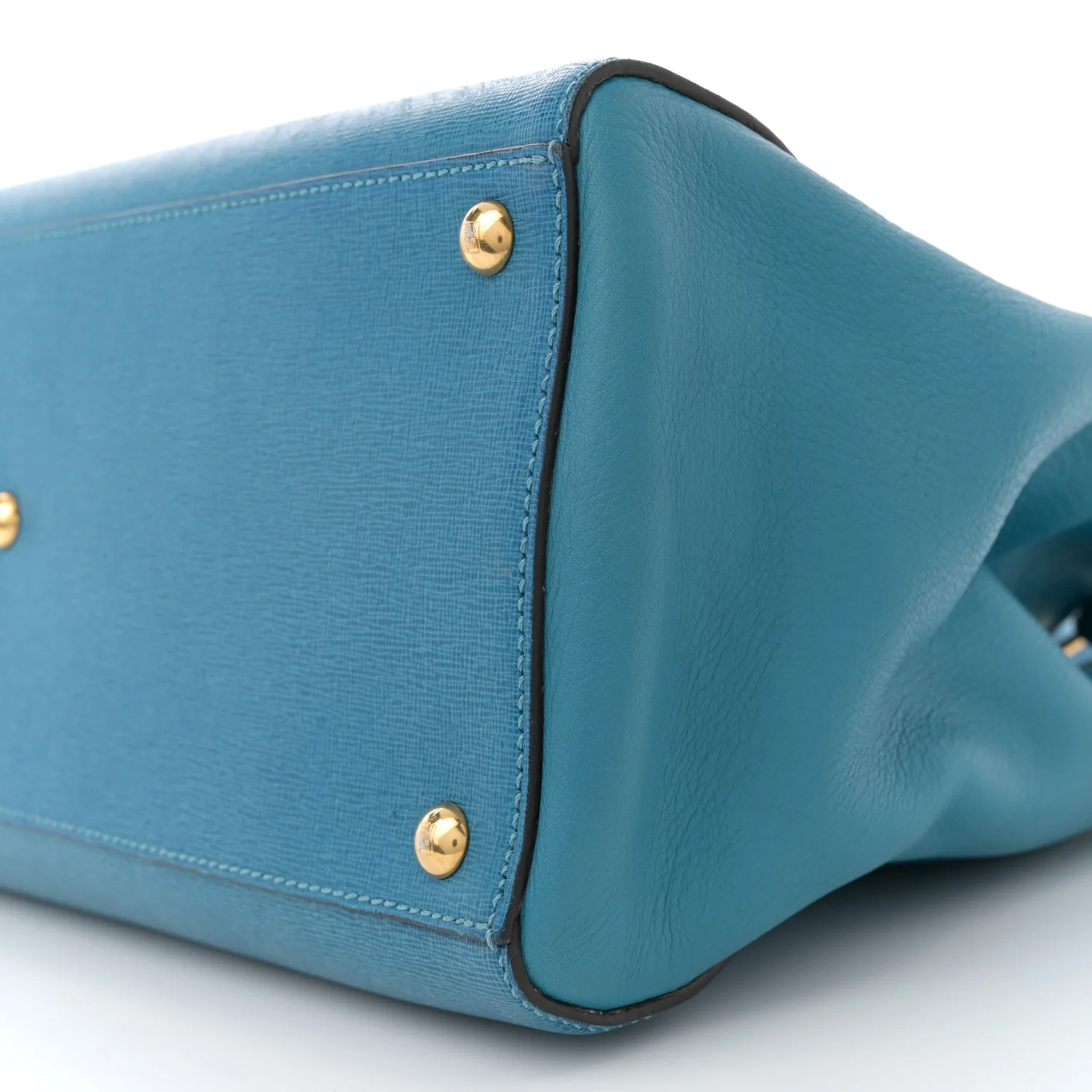 Vitello Elite Regular 2Jours Tote Blue Cobalto - Top Club